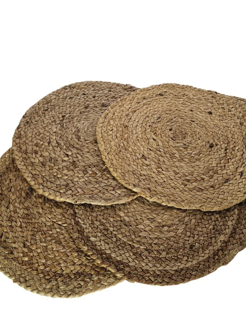 4 Braided Hemp Rope Placemats 16
